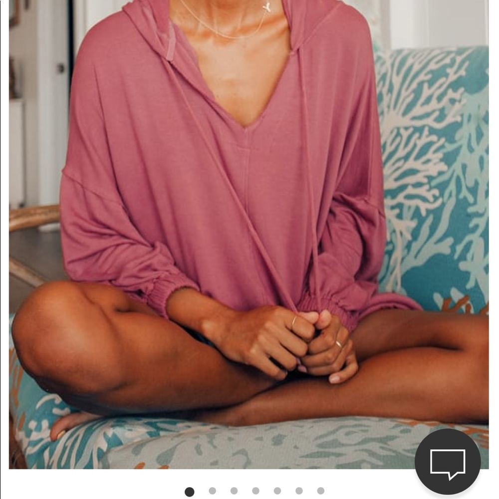 Lulu’s M Unbothered Mauve Pullover Hoodie